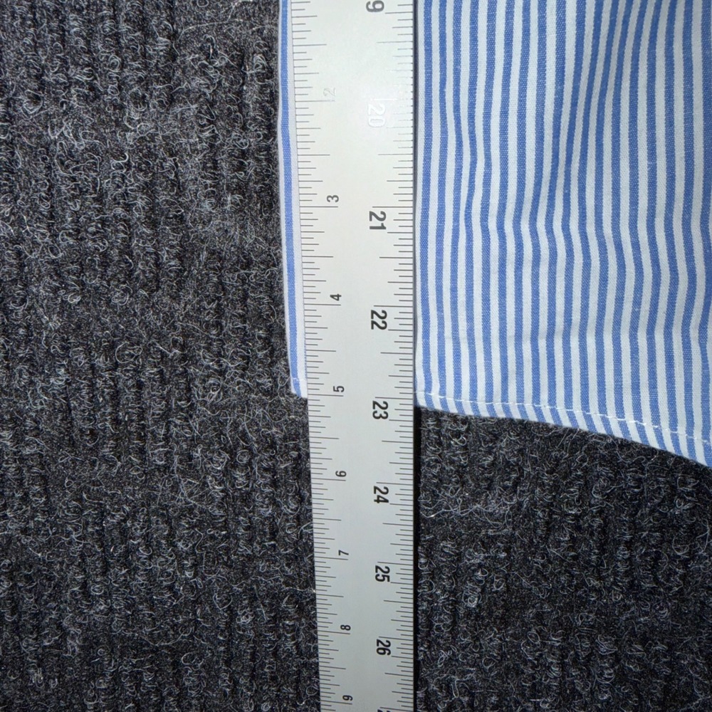 Blue White Striped Ruched Asymmetrical Midi Skirt Lagenlook Euro style M - Picture 7 of 10